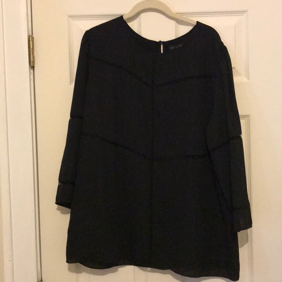 Banana Republic Tops - Banana Republic black lace detail women’s blouse